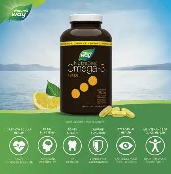 Nature's Way NutraSea Omega 3 + Vitamin D3 (240 softgels)