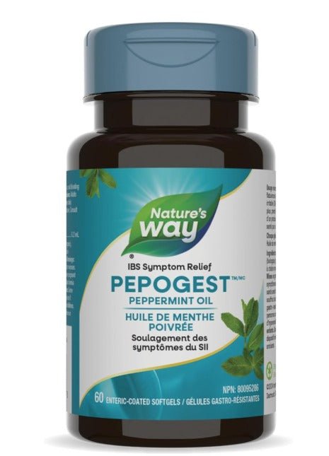 Nature’s Way Pepogest Peppermint Oil (60 Softgels)