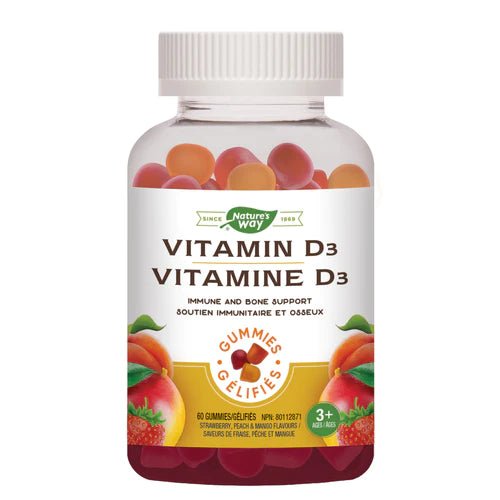 Nature's Way Vitamin D3 gummies (60 gummies)