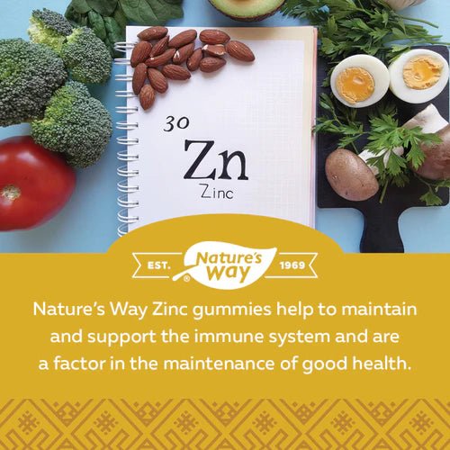 Nature's Way Zinc Gummies (60 gummies) - Immune System Support