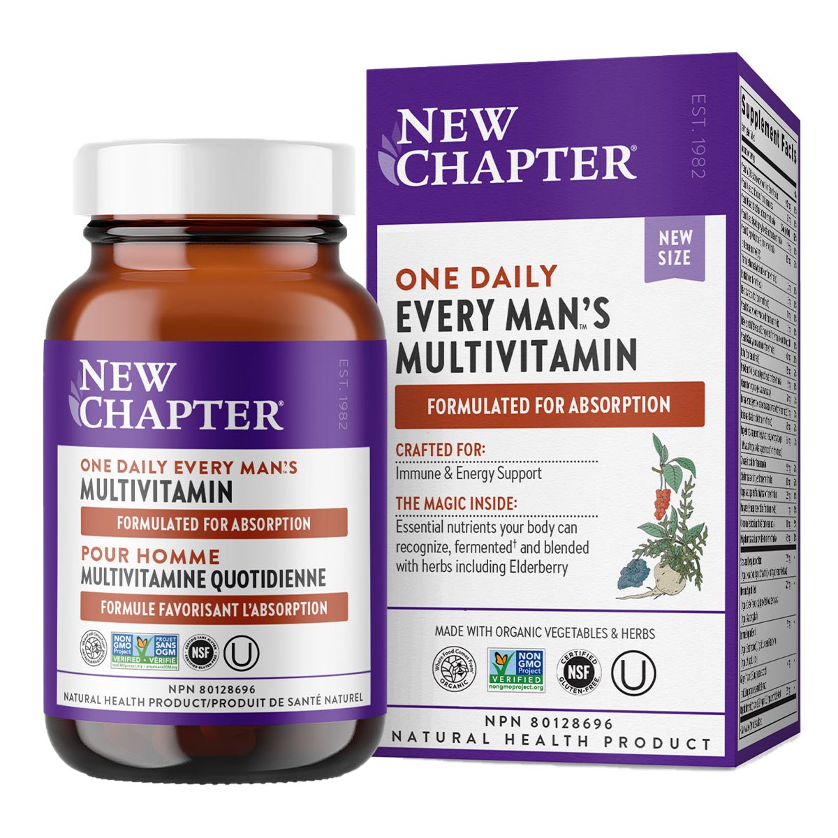 New Chapter Every Man's One Daily Multivitamins (60 tablets)