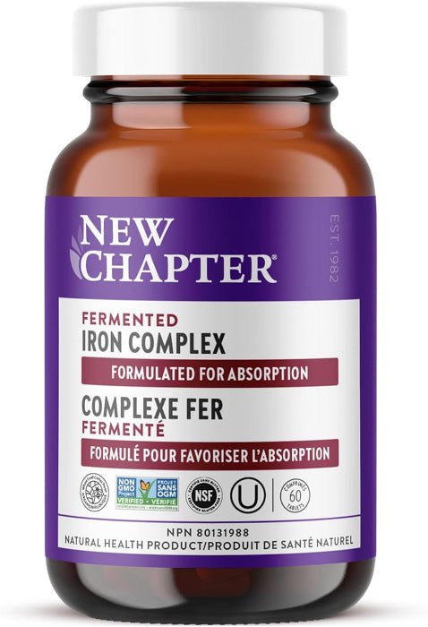 New Chapter Fermented Iron Supplement (60 tablets)