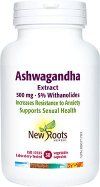 New Roots Ashwagandha 500mg (30 caps)