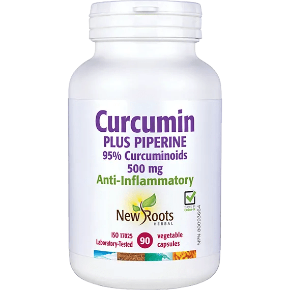 New Roots Curcumin Plus Piperine (90 vcaps)