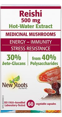 New Roots Reishi 500mg (60 caps)