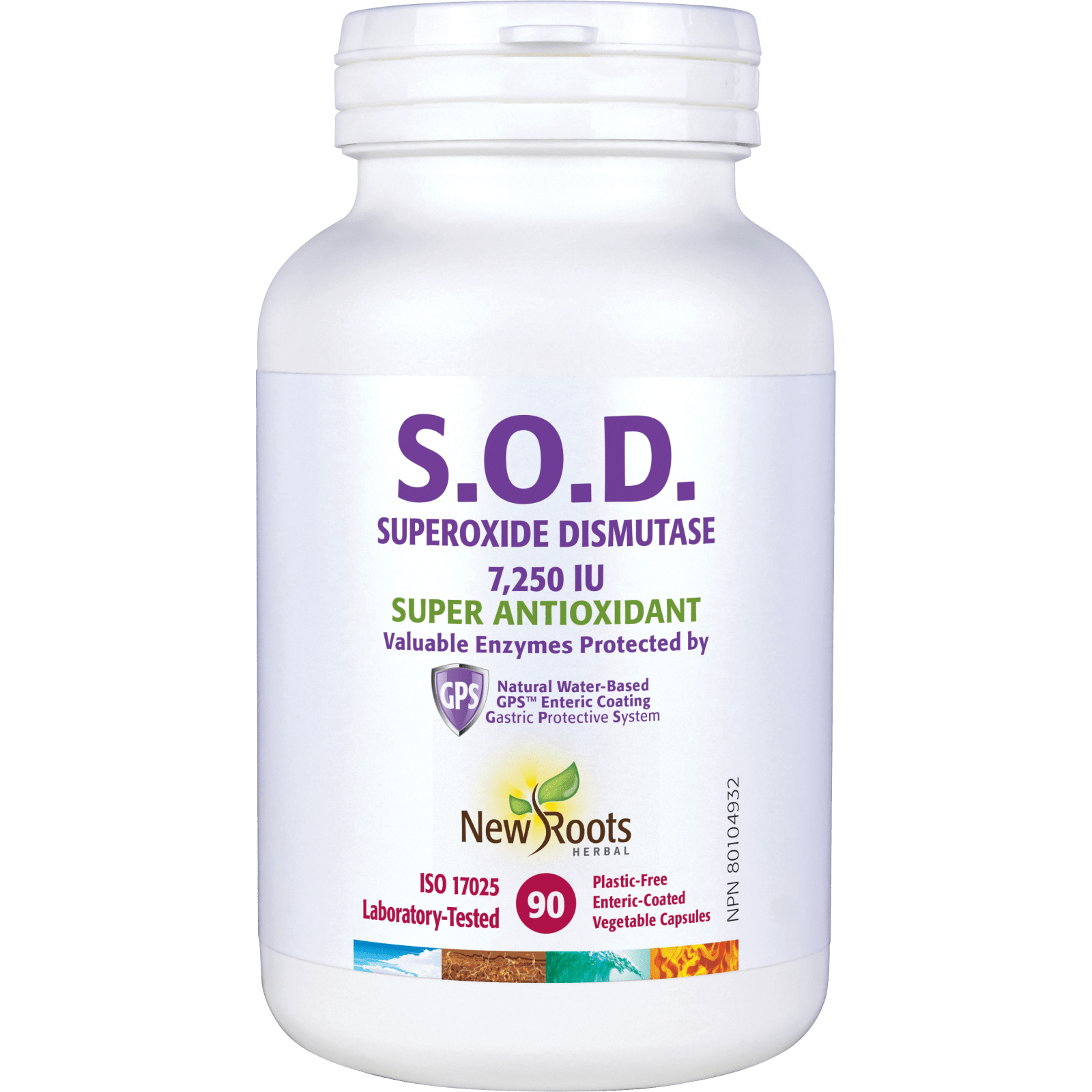 New Roots S.O.D. Superoxide Dismutase (90 vcaps)