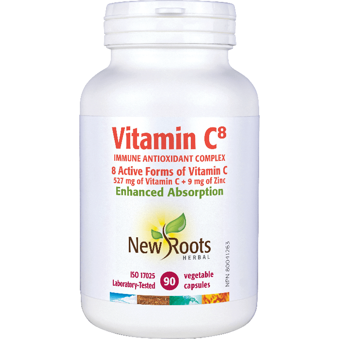 New Roots Vitamin C⁸ (90 Capsules)