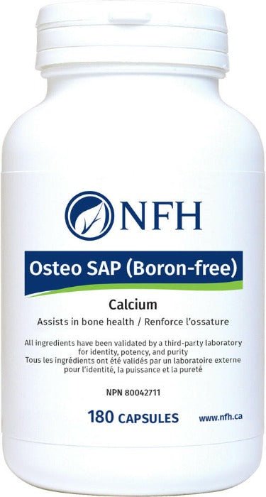NFH Osteo SAP - Boron - Free (180 Capsules)
