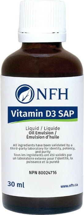 NFH Vitamin D3 SAP 1000 IU (30 mL)