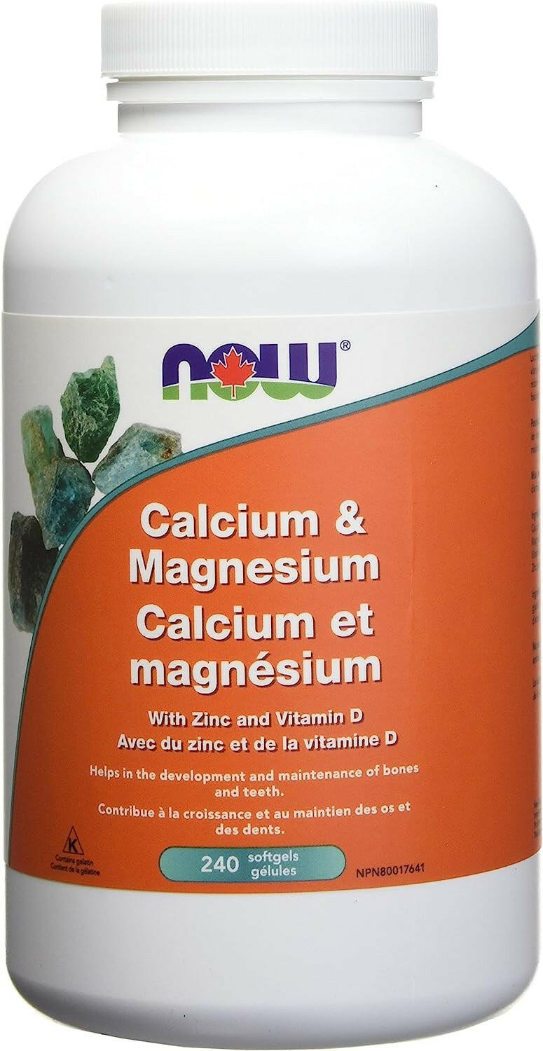 NOW Calcium & Magnesium (120 | 240 Softgels)