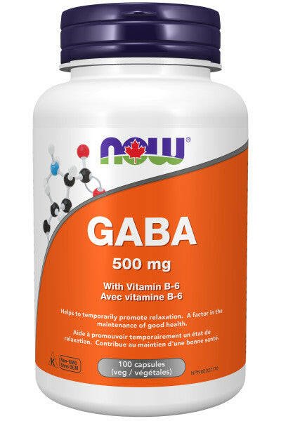 NOW GABA 500mg + B6 (100vcap)