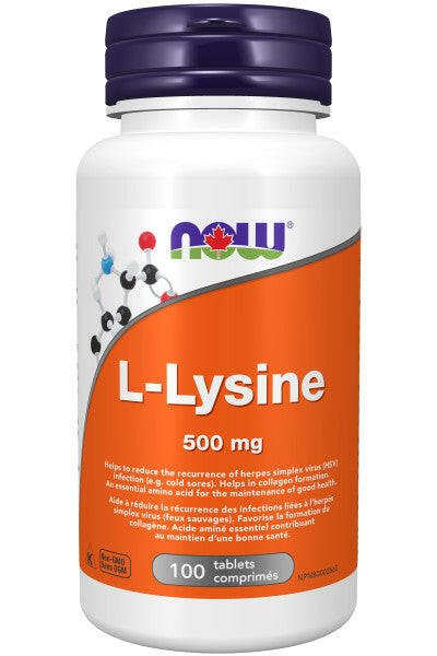 NOW L - Lysine 500mg (100tab)