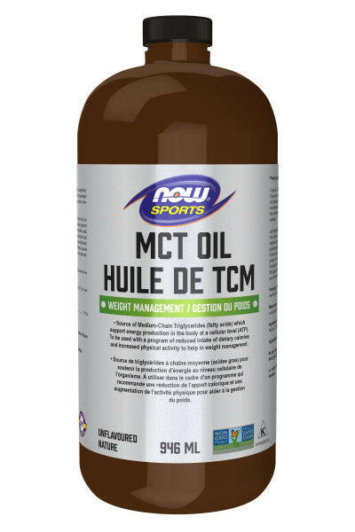 NOW MCT Oil 100% Pure (473mL | 946 mL)