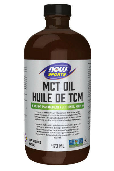 NOW MCT Oil 100% Pure (473mL | 946 mL)