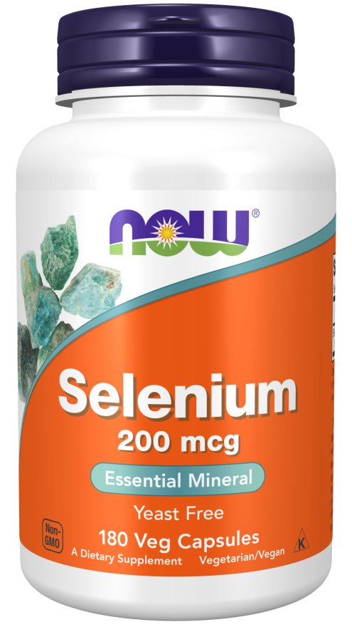 NOW Selenium 200 mcg (90 | 180 Vcaps)