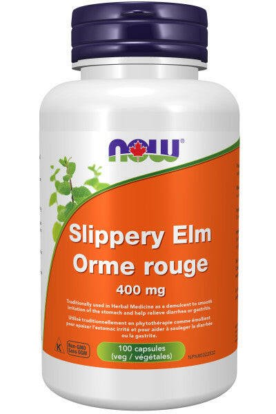 NOW Slippery Elm 400mg (100vcap)