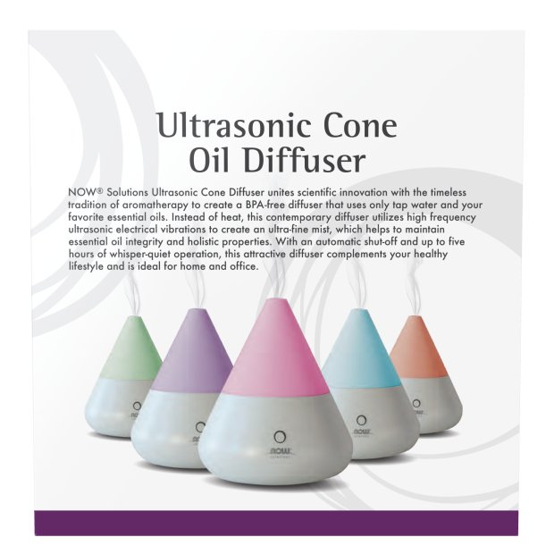 NOW Ultrasonic Essential Oil Diffuser - tear drop