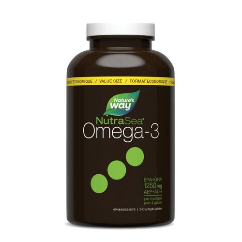 Nutra Sea omega 3 (Lemon) - (240 Softgels)