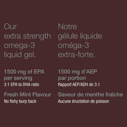 NutraSea® HP™ Omega - 3 Liquid Gels, Fresh Mint (60 softgels)