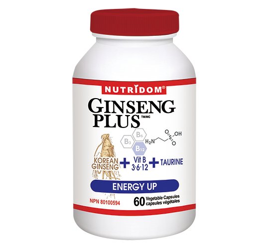 Nutridom Ginseng Plus Energy up (60 Vcaps)