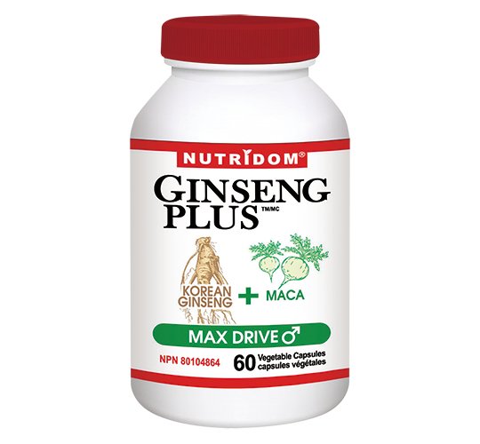 Nutridom Ginseng Plus Max Drive (60 Vcaps)