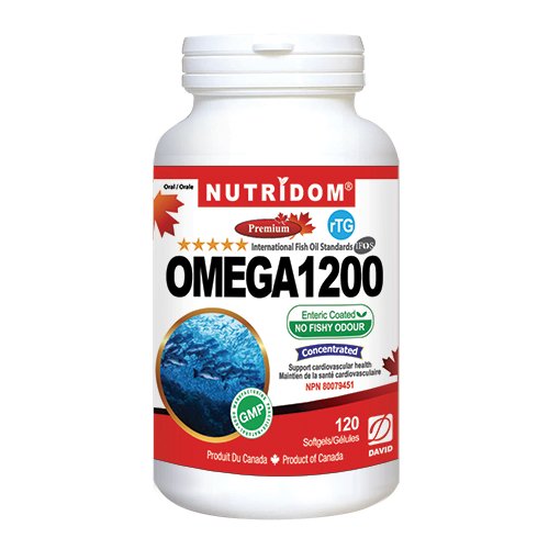 Nutridom Omega 1200 (rTG) (120 Softgels)