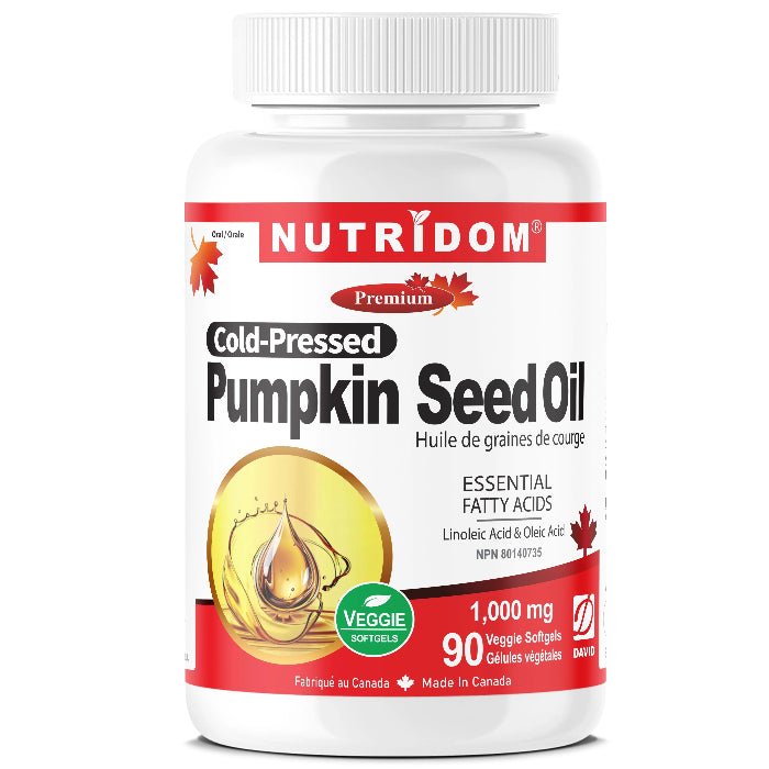Nutridom Pumpkin Seed Oil 1000mg (90 vcaps)
