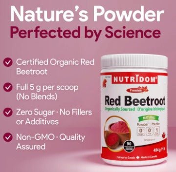 Nutridom Red Beetroot (454g / 1lb)