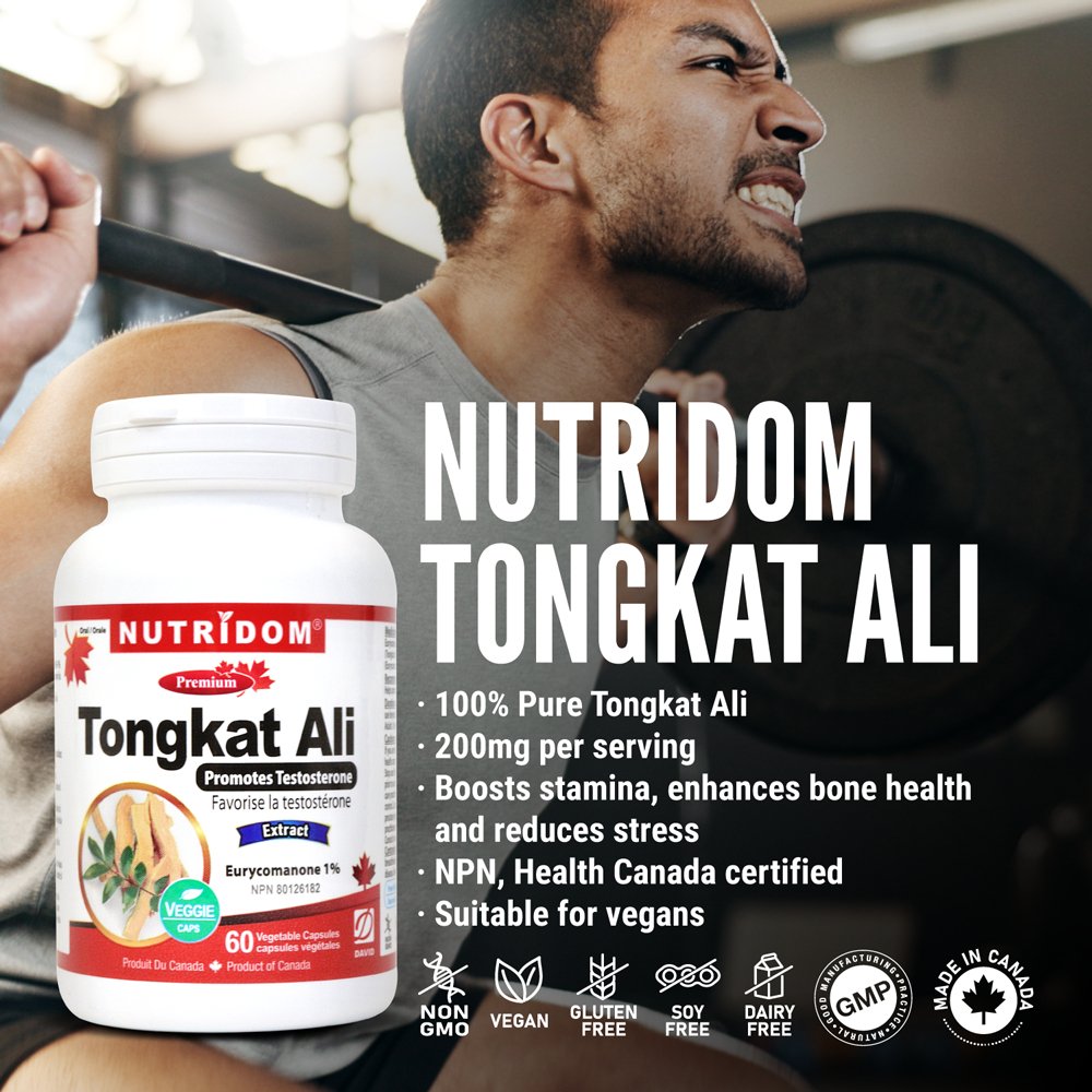 Nutridom Tongkat Ali 200 mg (60 vcaps)