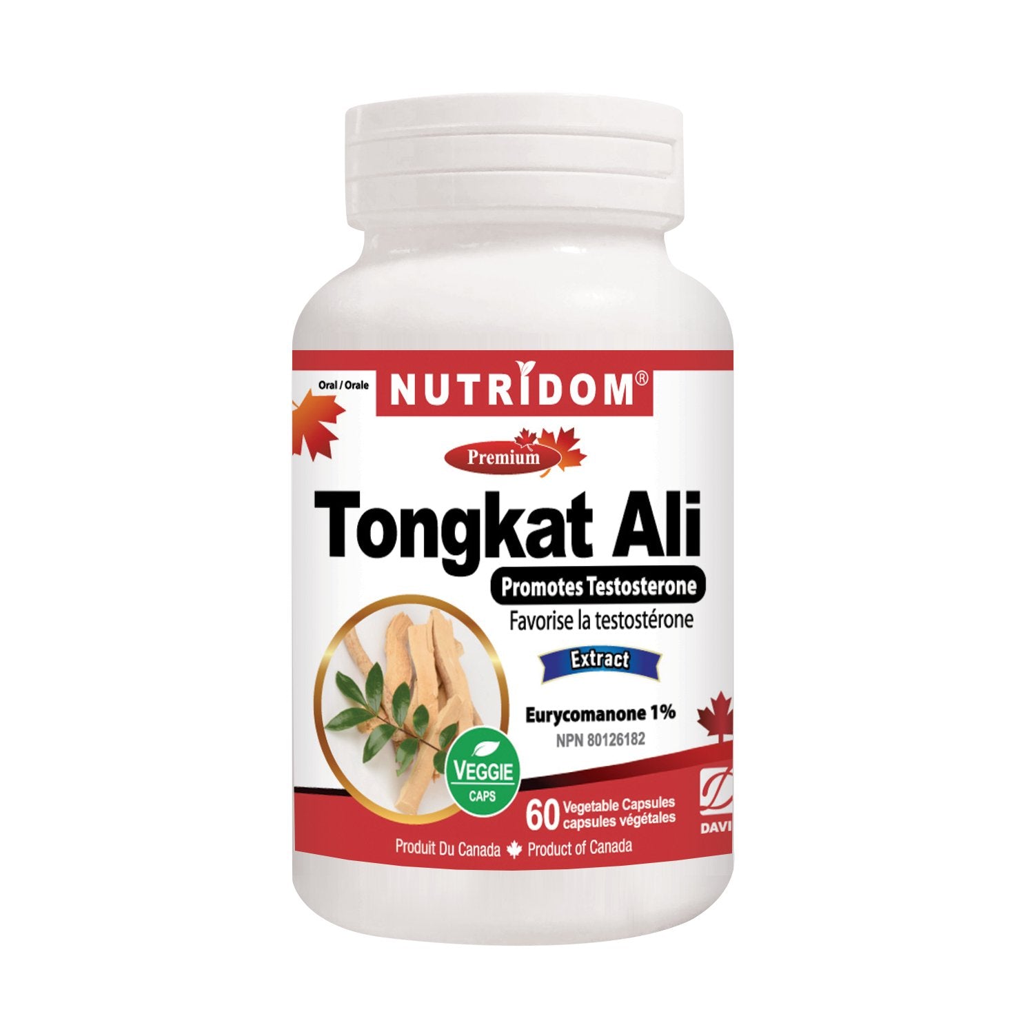 Nutridom Tongkat Ali 200 mg (60 vcaps)