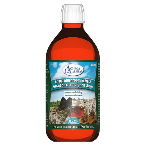 Omega Alpha Chaga Mushroom Extract (250mL)