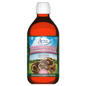 Omega Alpha Coriolus (Turkey Tail) Mushroom Extract (250ml)