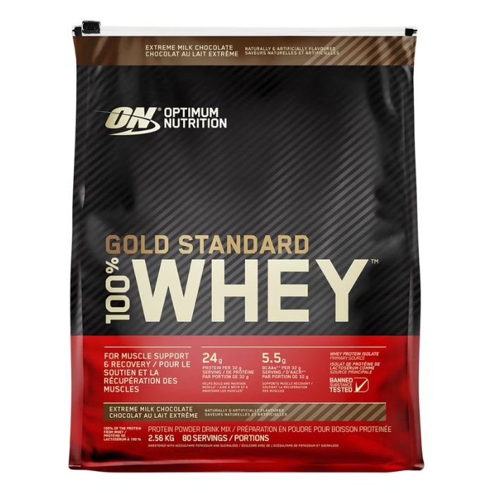 Optimum Nutrition Gold Standard 100% Whey Protein Extreme Milk Chocolate (2.56 kg)