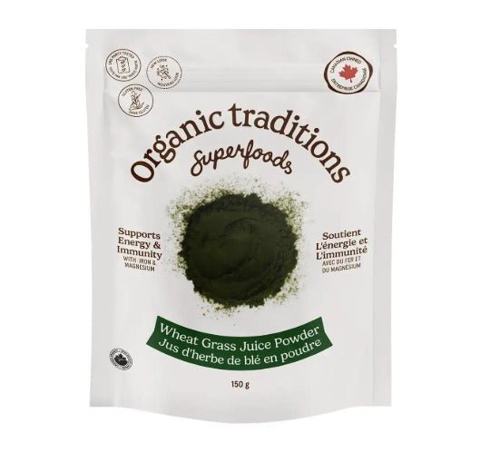Organic Traditions Organic Wheat Grass Juice Powder (150 g)