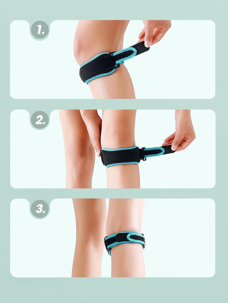 Patellar knee strap