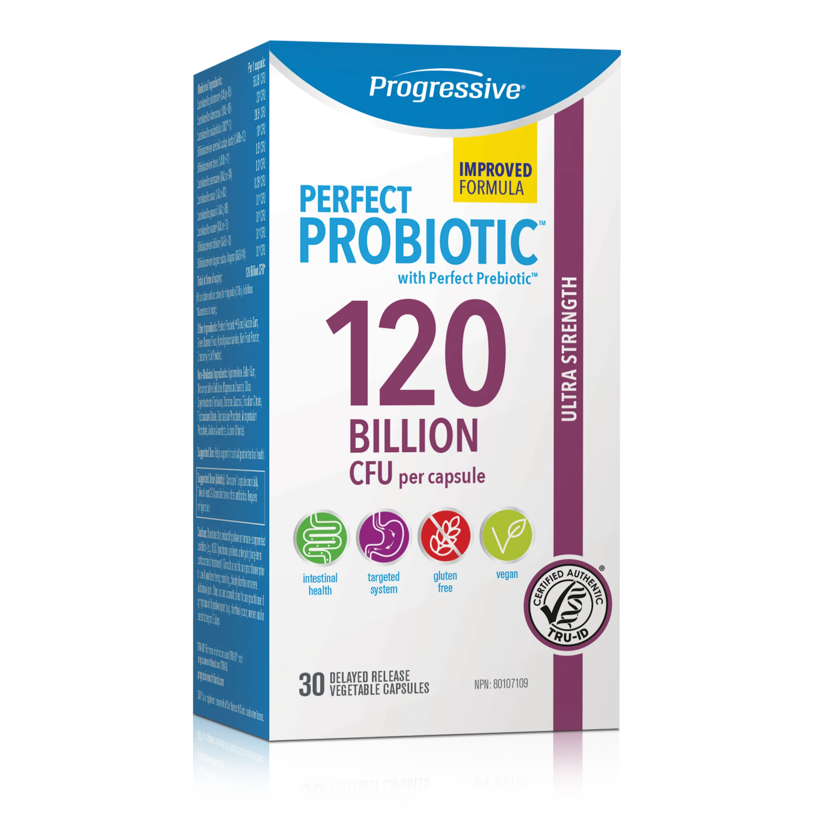 Progressive Perfect Probiotics 120 billion (30 vcaps)