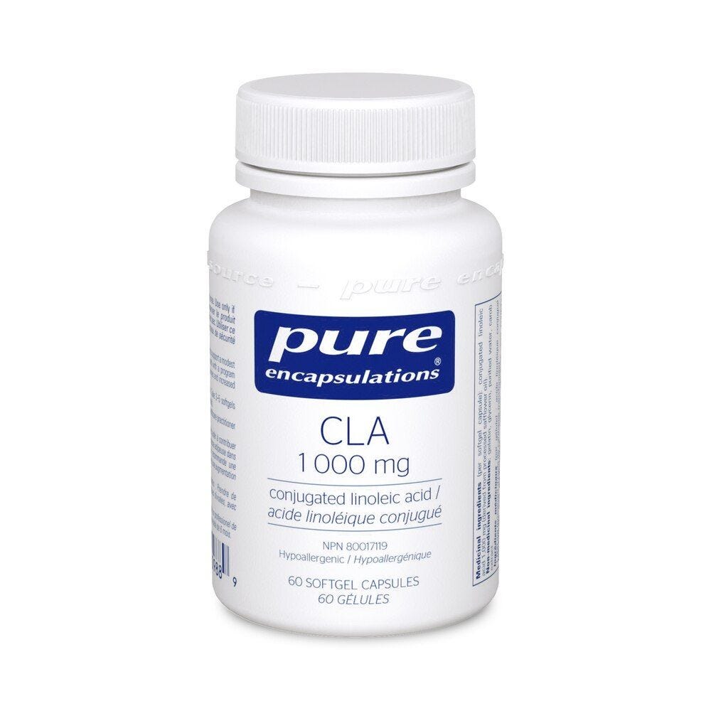 Pure encapsulations CLA (conjugated linoleic acid) 1000 mg (60 softgels