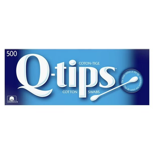 Q - tips Original Cotton Swabs (500 Cotton Swabs)