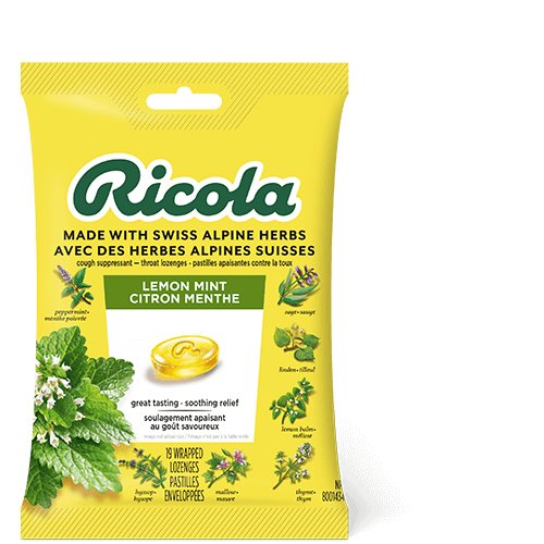 Ricola Lemon Mint Throat Lozenges (19’s)