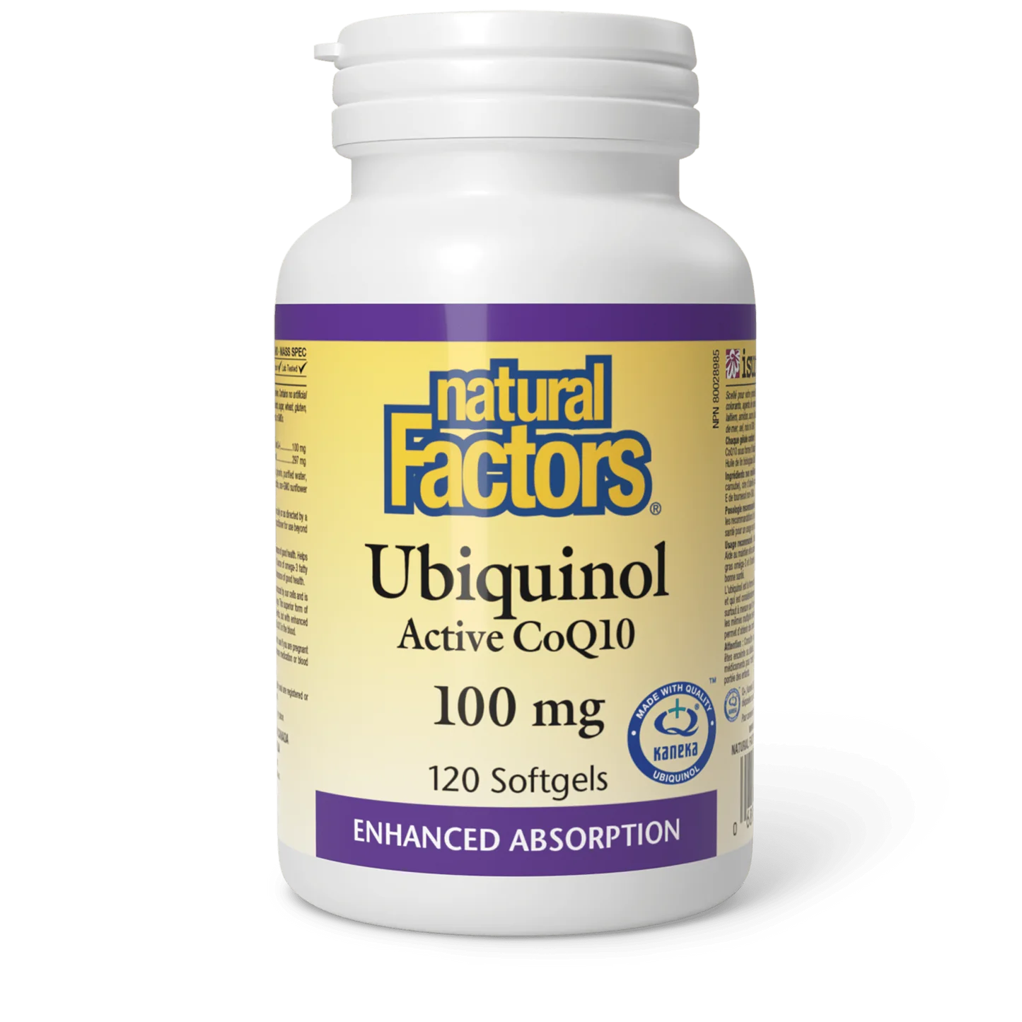 Natural Factors Ubiquinol Active CoQ10 100 mg 