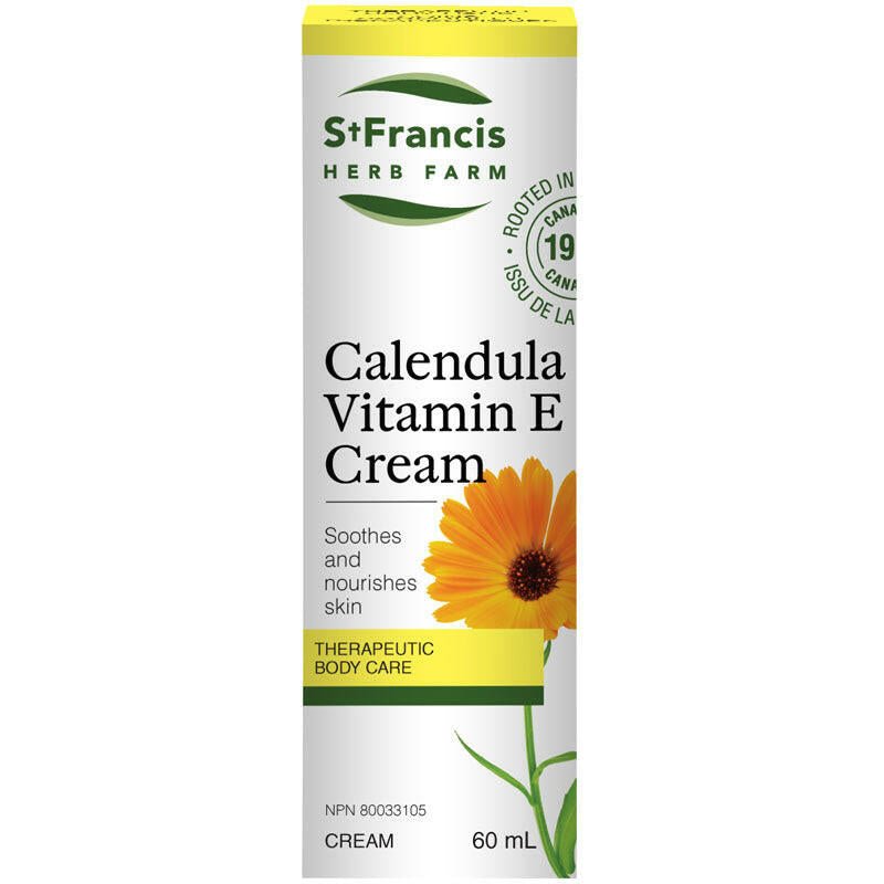 St Francis Herb Farm Calendula Vitamin E Cream - 60mL