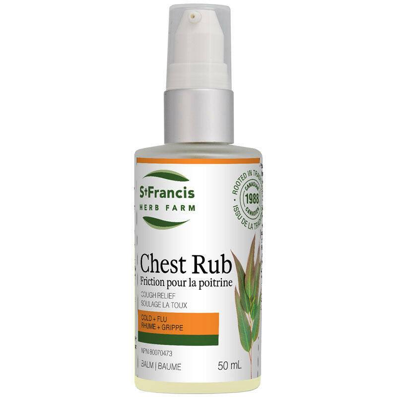 St Francis Herb Farm Chest Rub Balm - 50mL