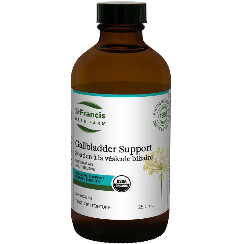 St Francis Herb Farm Gallbladder Support - 50mL/100mL/250mL