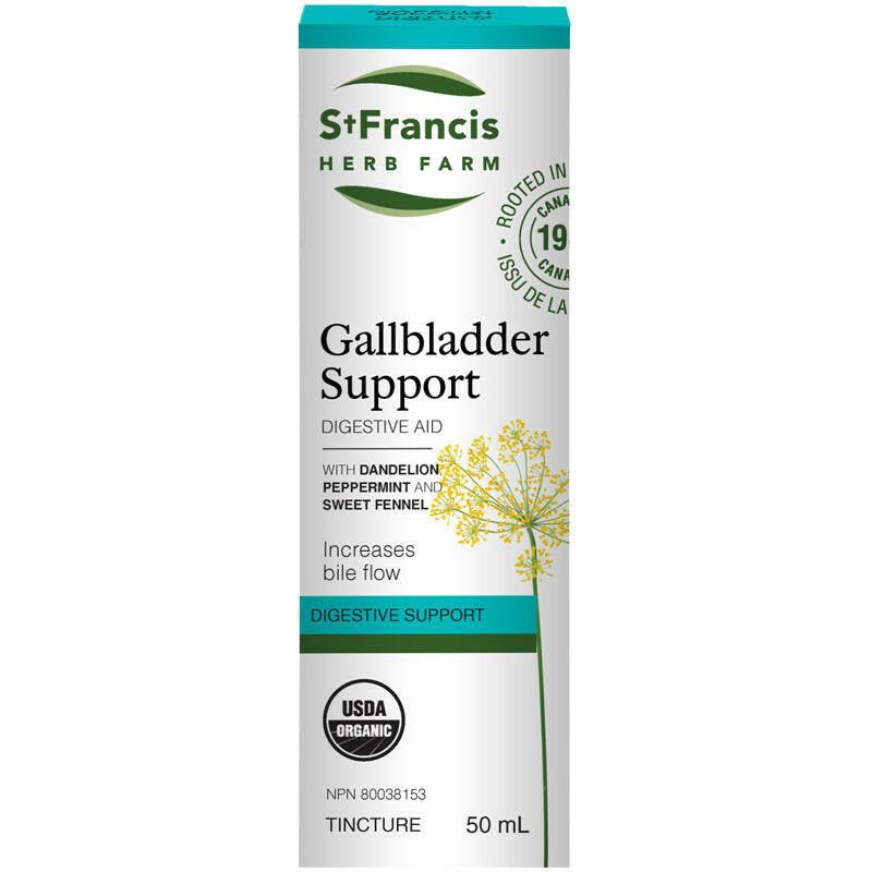 St Francis Herb Farm Gallbladder Support - 50mL/100mL/250mL