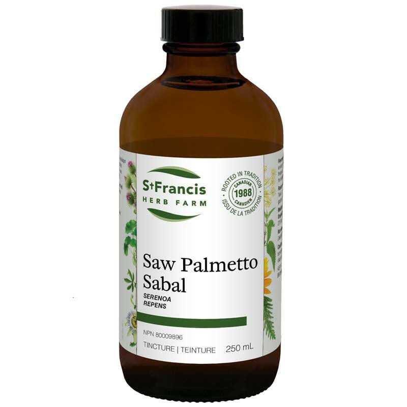 St Francis Herb Farm Saw Palmetto - 50mL/100mL/250mL