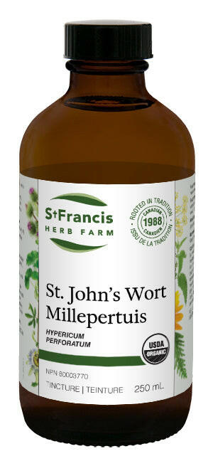 St Francis Herb Farm St. John's Wort Tincture (50mL/100mL/250mL)