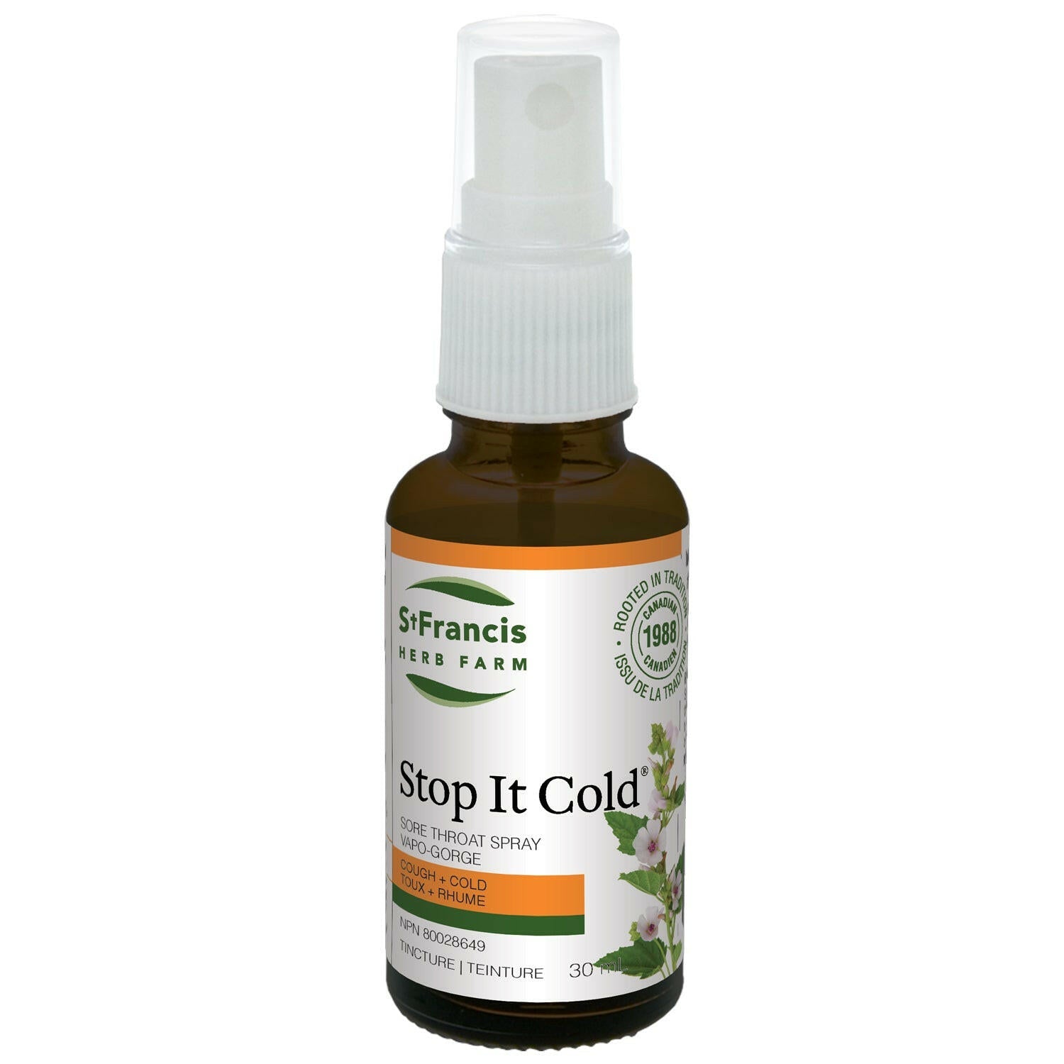 St Francis Herb Farm Stop It Cold Throat Spray (30mL)