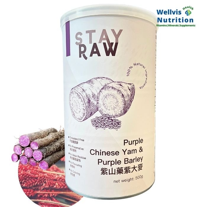 Stay Raw Purple Chinese yam & purple barley (500g)