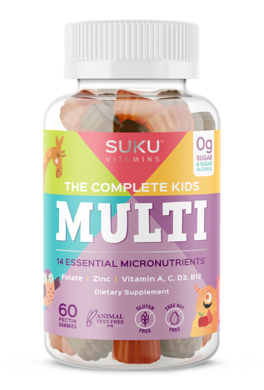 SUKU Vitamins The Complete Kids Multi (60 gummies)