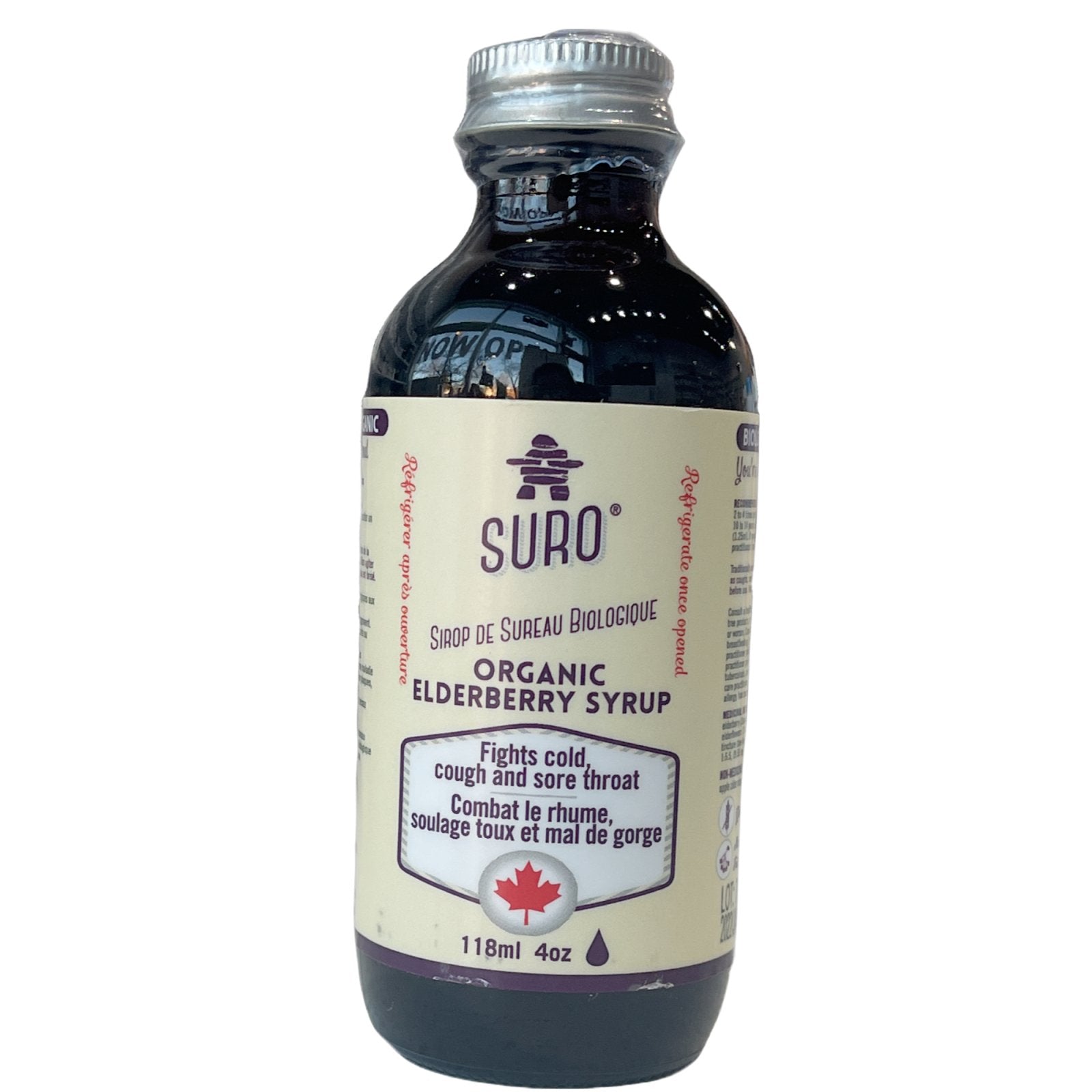 SURO® Organic Elderberry Syrups Adult (118ml & 236ml)